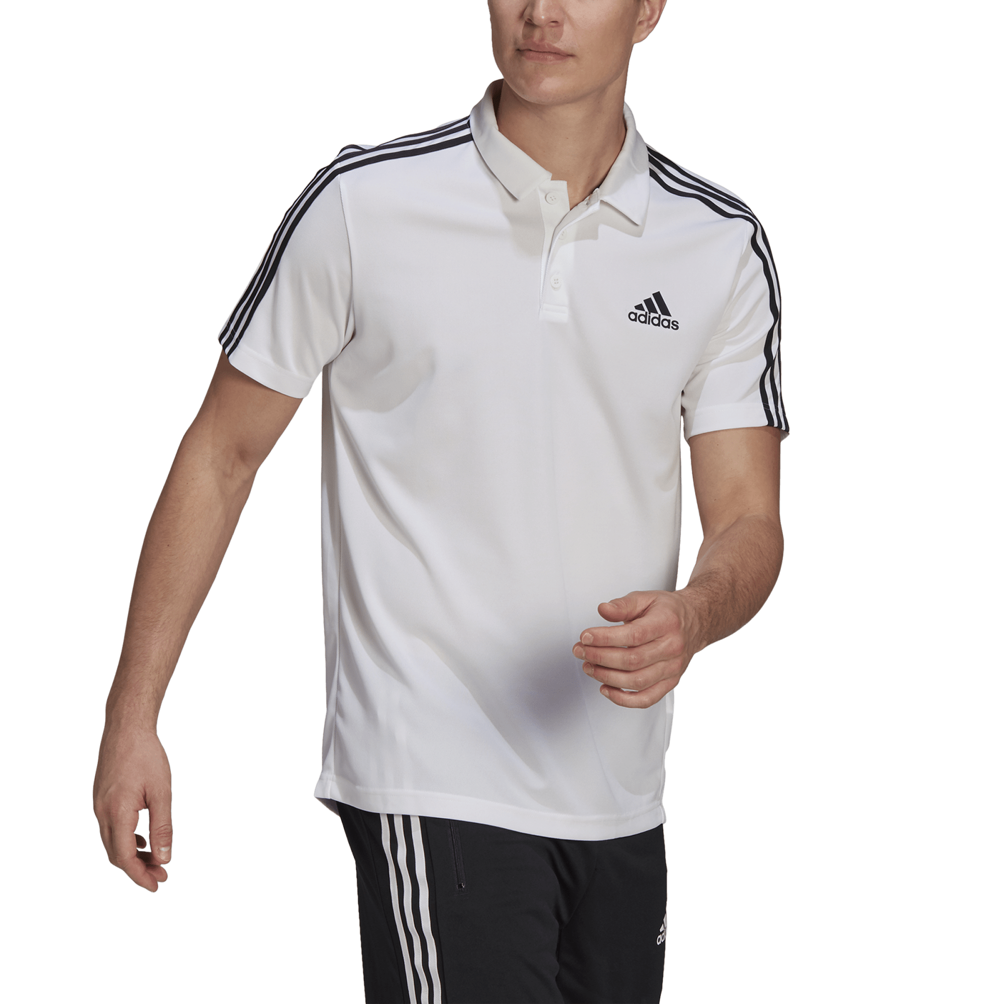 Primeblue Designed To Move Sport 3-Stripes Polo Shirt (M)